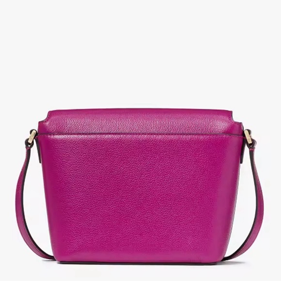 Kate Spade Elsie Pebbled Leather Crossbody Baja Rose - Picture 14 of 14